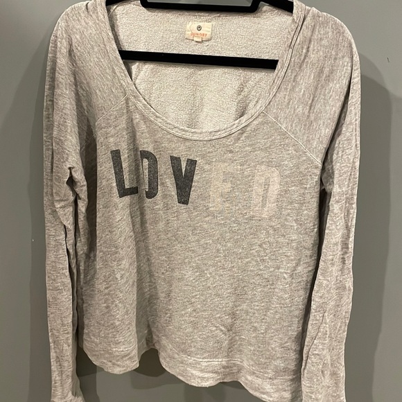 Sundry Loved cropped sweatshirt lightweight size 2 - Picture 1 of 4